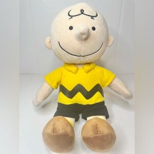 Kohl’s Cares Charlie Brown Plush 14” Peanuts Yellow Shirt Stuffed Animal 2019🧸